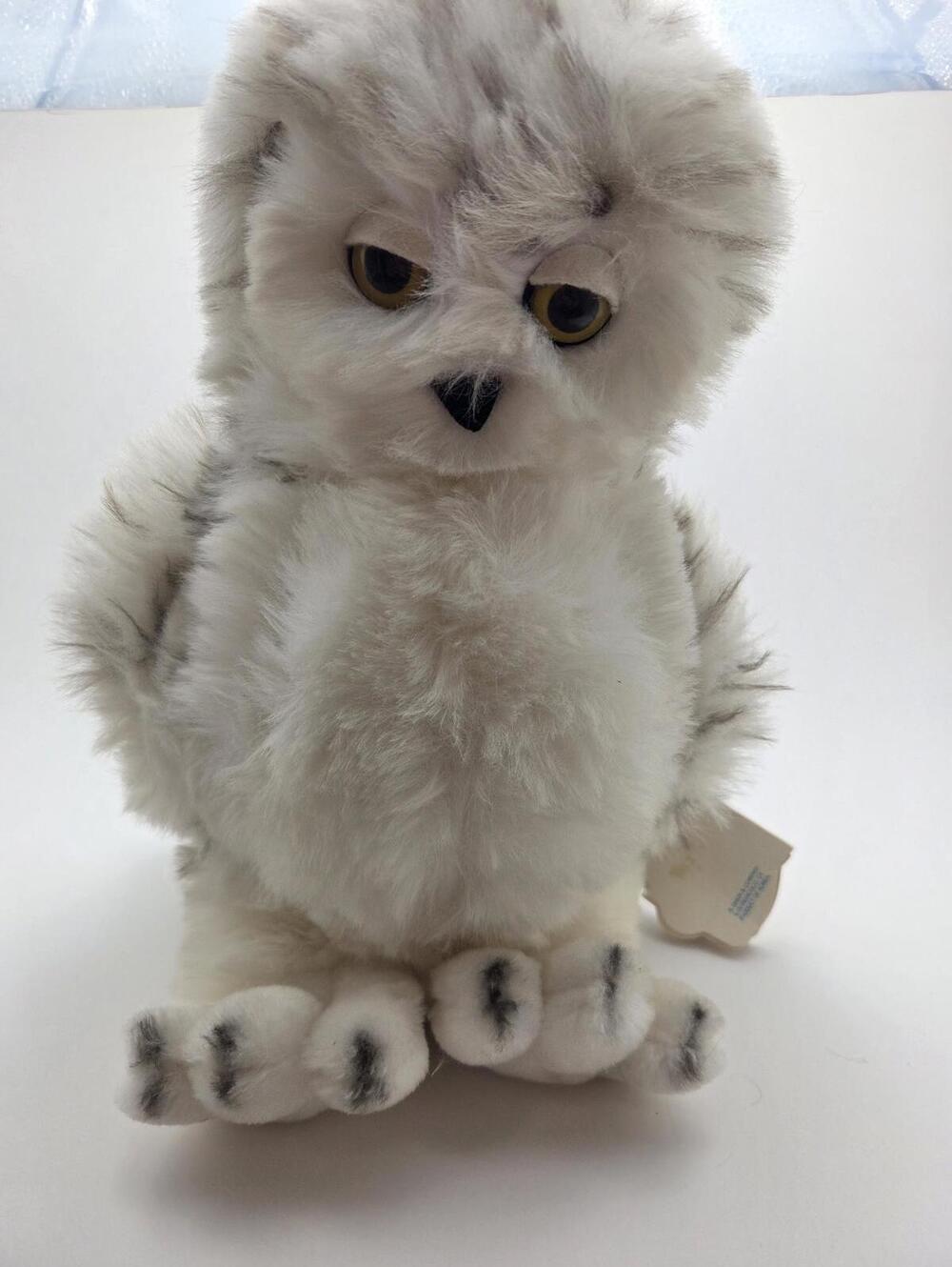 Vintage Dakin Snowy Owl Plush Dakin Owl Stuffed Animal New with Tags (12 inch)